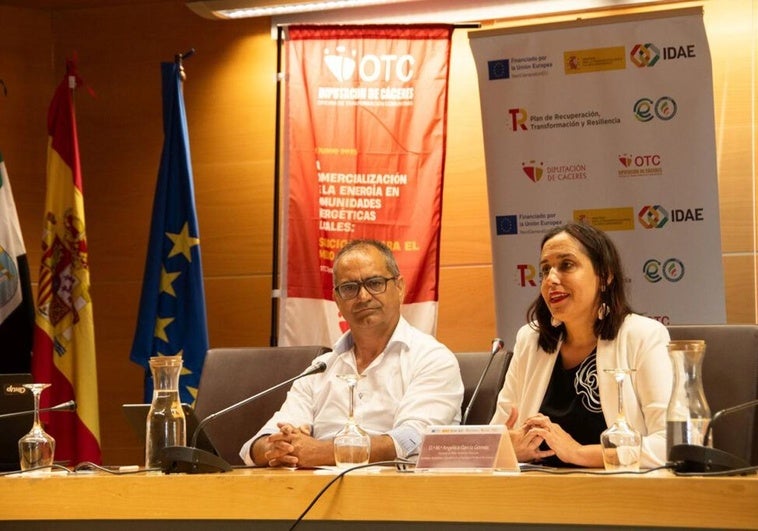 Un instante de la ponencia.