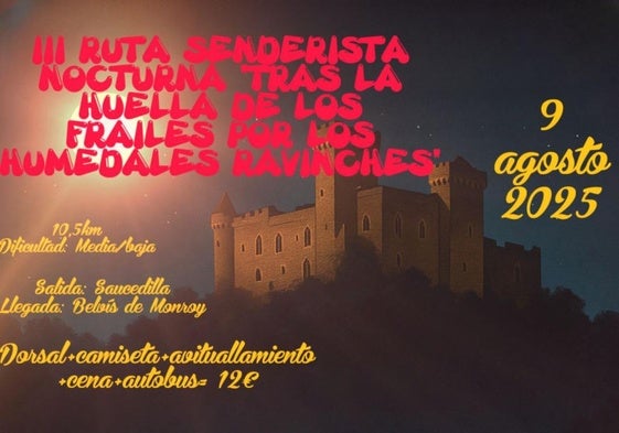 Decenas de senderistas seguirán el sábado 'Las huellas de los frailes'