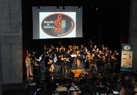 La Banda de Música en el concierto de su 25 aniversario