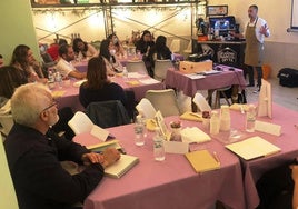 Taller impartido tiempo atrás por la asociación hostelera