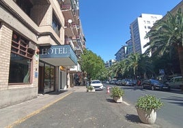 El suceso ocurrió en las inmediaciones del hotel Alcántara