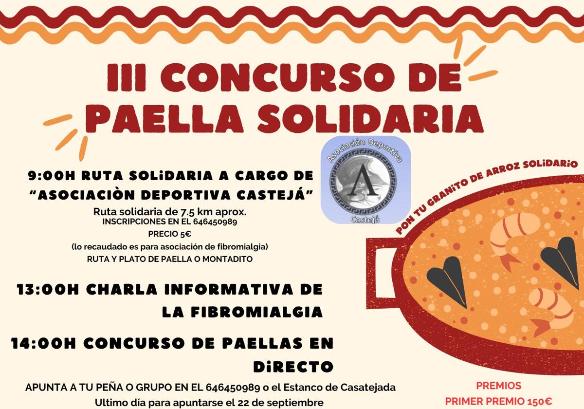 Casatejada repetirá el sábado el Concurso de Paella Solidaria