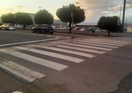 El atropello ocurrió en este paso de peatones