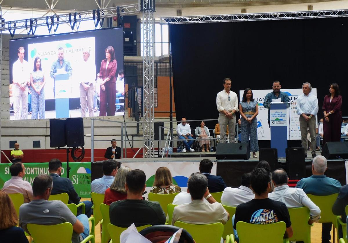 Intervención de la plataforma en la presentación de la 'Alianza por Almaraz'