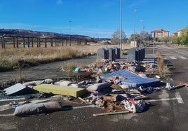 La basura se acumula en varios puntos de la urbanización