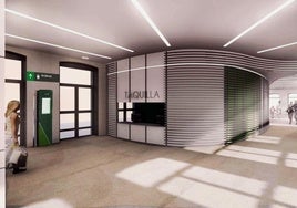 Infografía de cómo quedará la futura estación