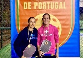 Las hermanas Fernández en la cita de Lisboa