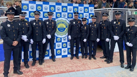 Agentes de la Policía Local distinguidos en Paiporta