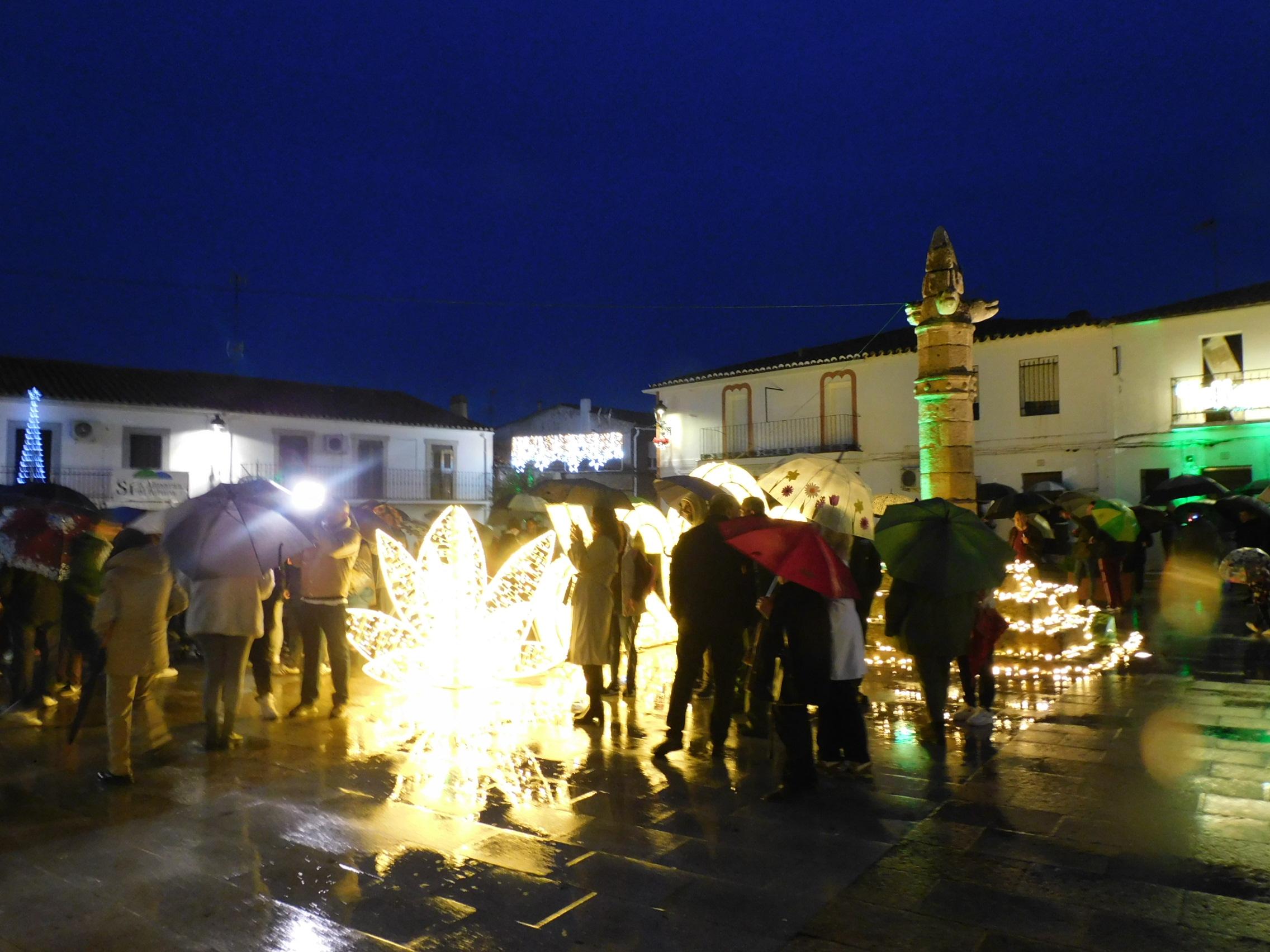 Belvís y las Casas presumen de iluminación navideña especial