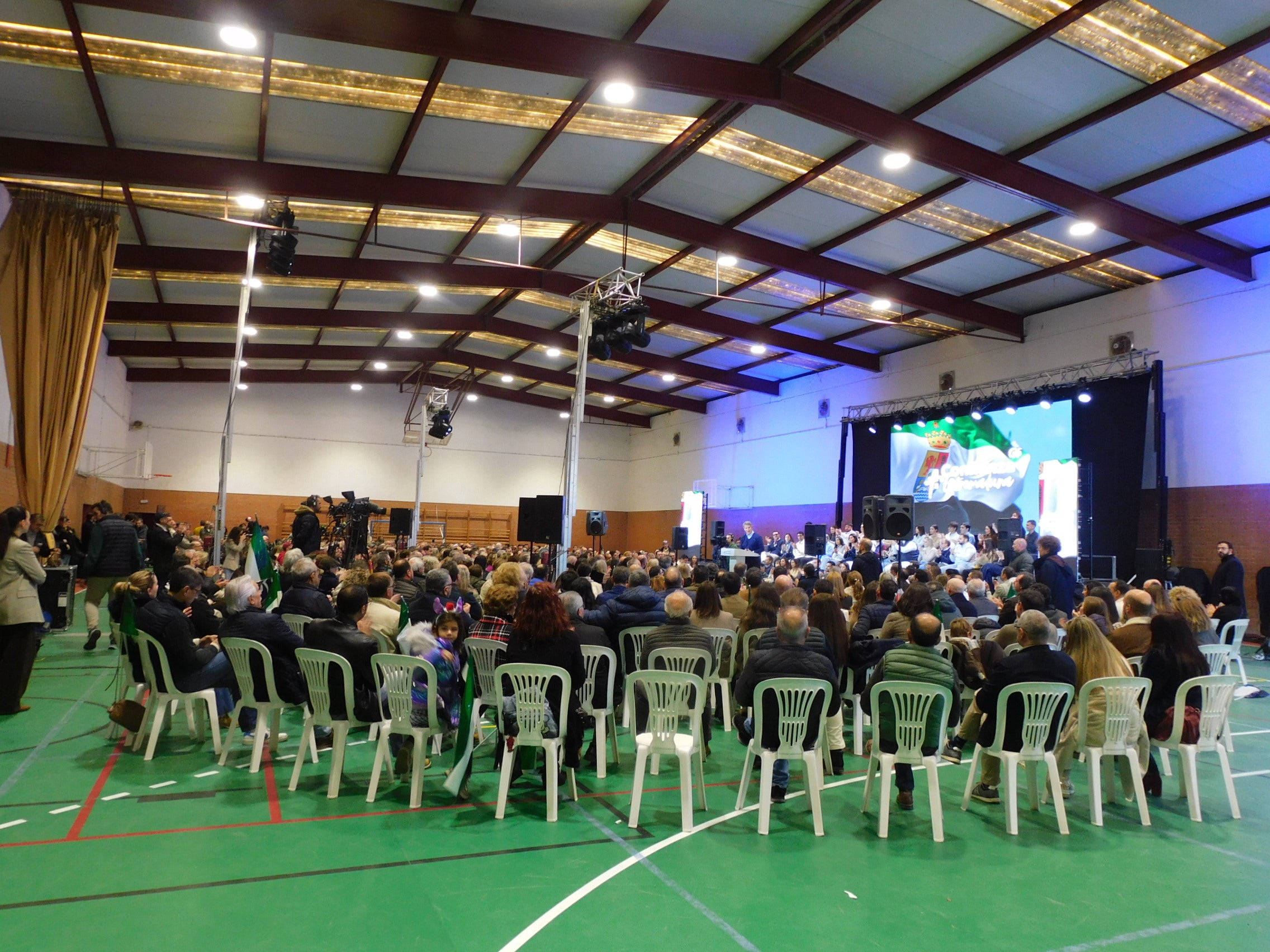 Imagen del recinto durante el acto