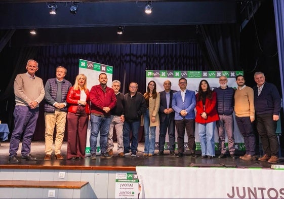 Juntos por Extremadura Levanta protagoniza un mitin de apoyo al territorio y contra el abandono histórico
