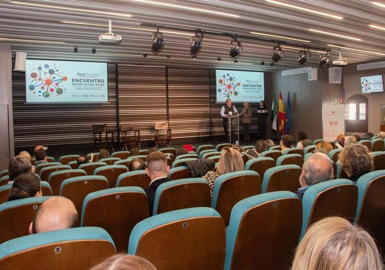Un momento del encuentro de la Red Maraña.