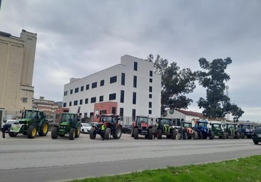 Tractorada en el Campo Arañuelo contra la PAC
