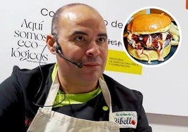 David Gibello, entre los jueces del Campeonato de España de Hamburguesas