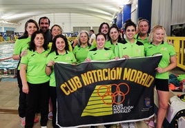 Gran actuación del equipo máster del Club Natación Moralo en el Trofeo de Invierno