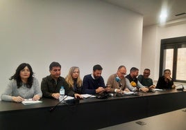 El equipo de Gobierno de PP y Vox al completo en La Inmaculada