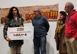 El acto terminó con la entrega del dinero a Feafes