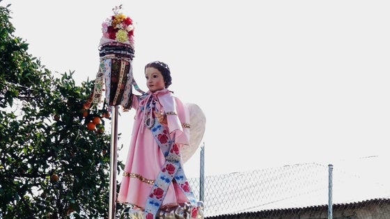 Valdehúncar brilla con el Ángel y el Cristo del Perdón