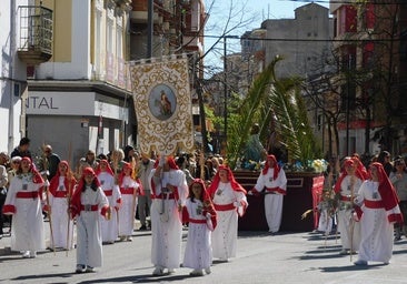 La Entrada en Jerusalén abre las procesiones de la Semana Santa morala