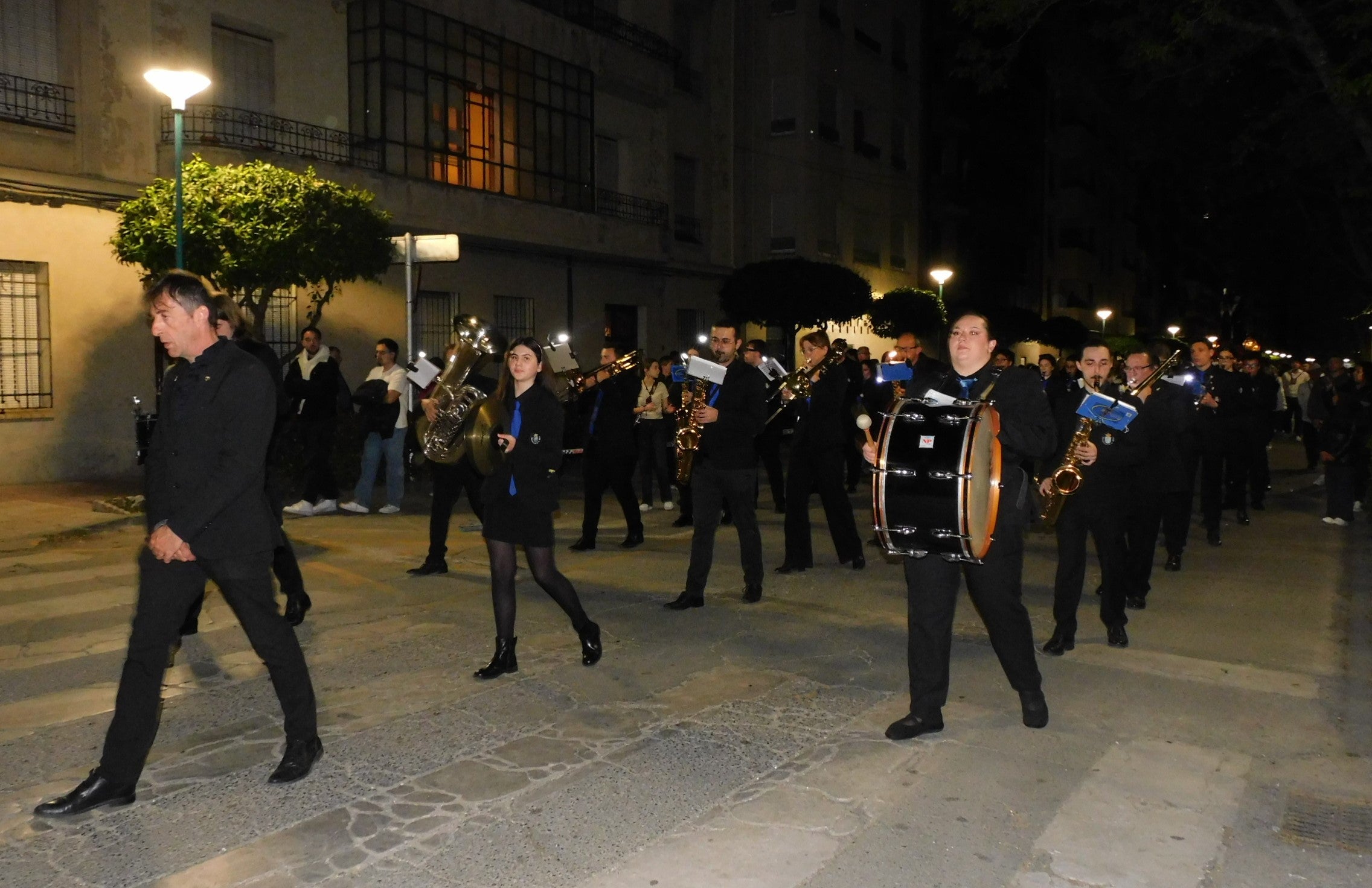 La Banda de Música acompañó a las imágenes