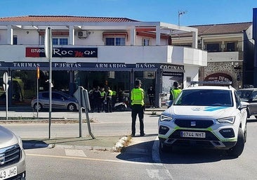 Un herido tras un accidente de tráfico en la rotonda de San Marcos