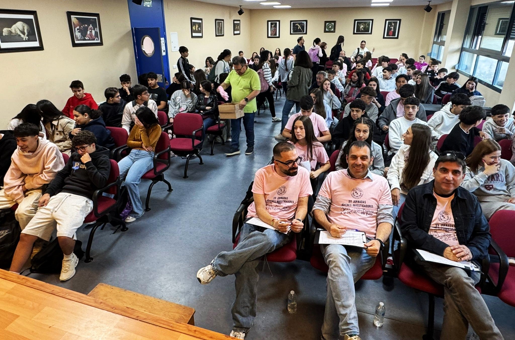 En primera línea, a la derecha, el jurado