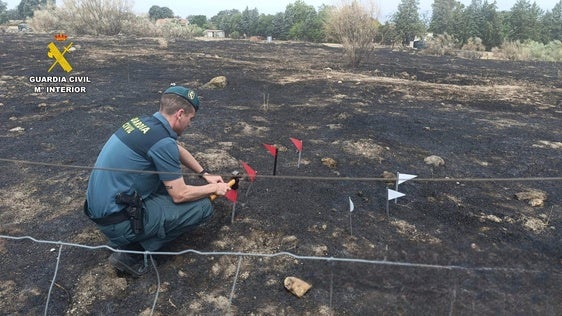 La Guardia Civil detiene al presunto autor del incendio en las inmediaciones del hospital
