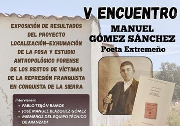 Conquista de la Sierra celebrará el sábado el V Encuentro dedicado a Manuel Gómez Sánchez