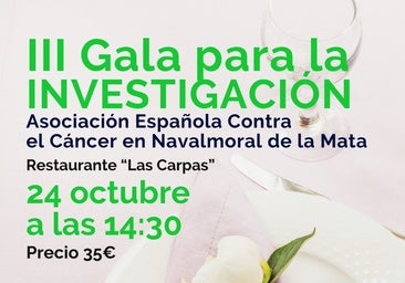 La Asociación Española contra el Cáncer celebrará el sábado la III Gala para la Investigación