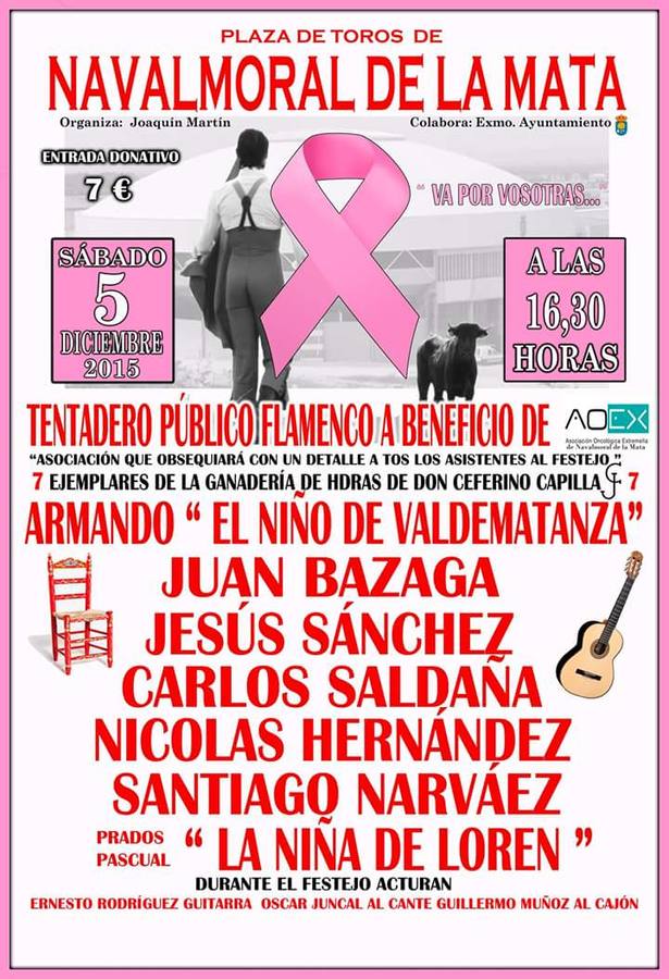 Organizan un tentadero público flamenco a beneficio de la Asociación Oncológica Extremeña