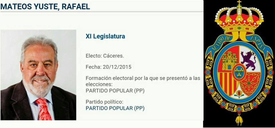 Rafael Mateos tomó posesión el miércoles de su escaño en el Senado