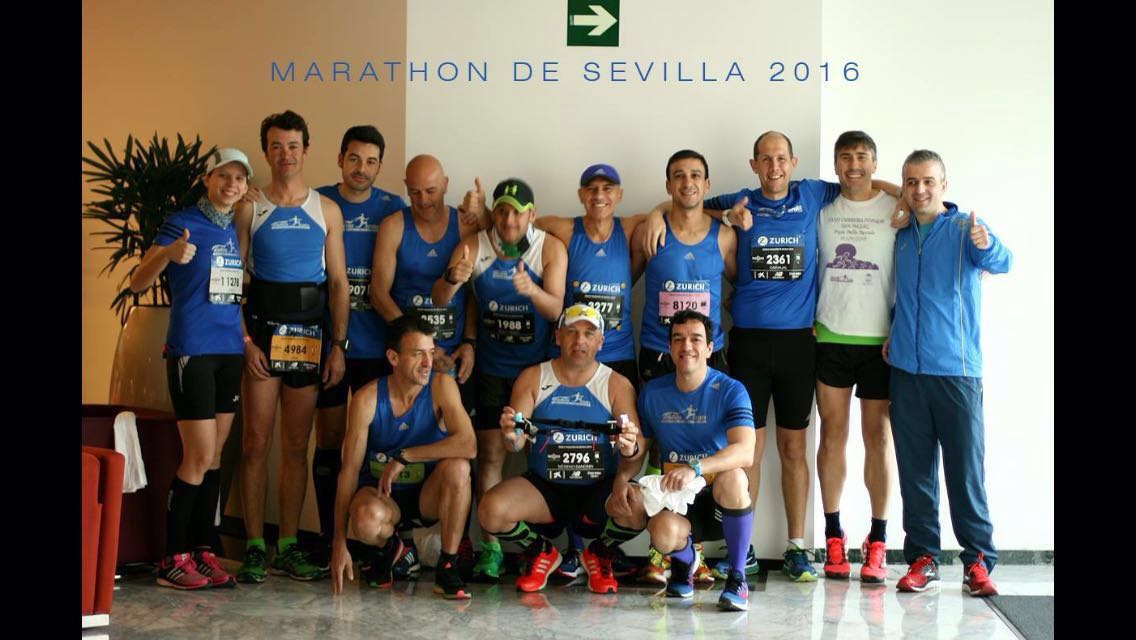 Amplia presencia de los Fondistas Moralos en la XXXII Maratón de Sevilla