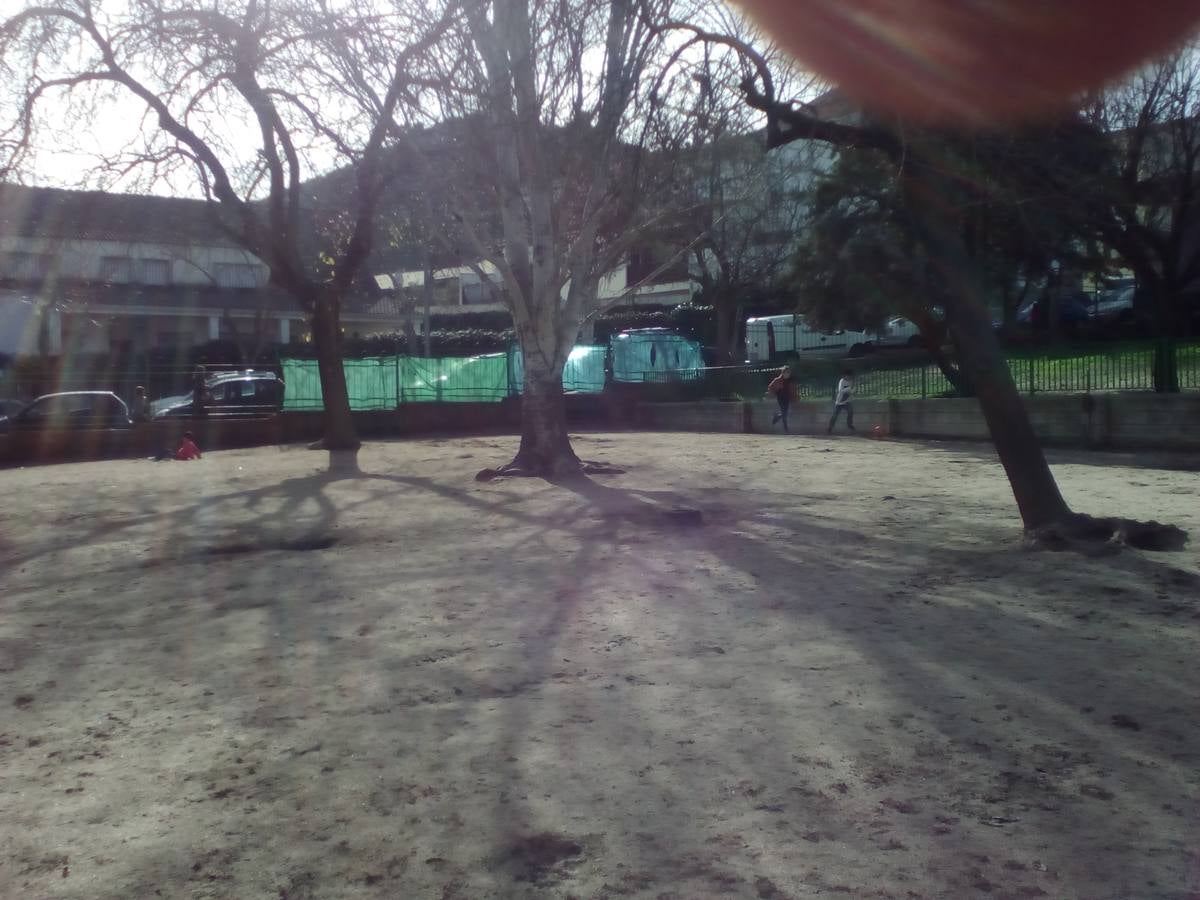 Arenero del colegio 