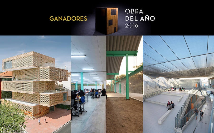 Montaje con las tres obras finalistas 