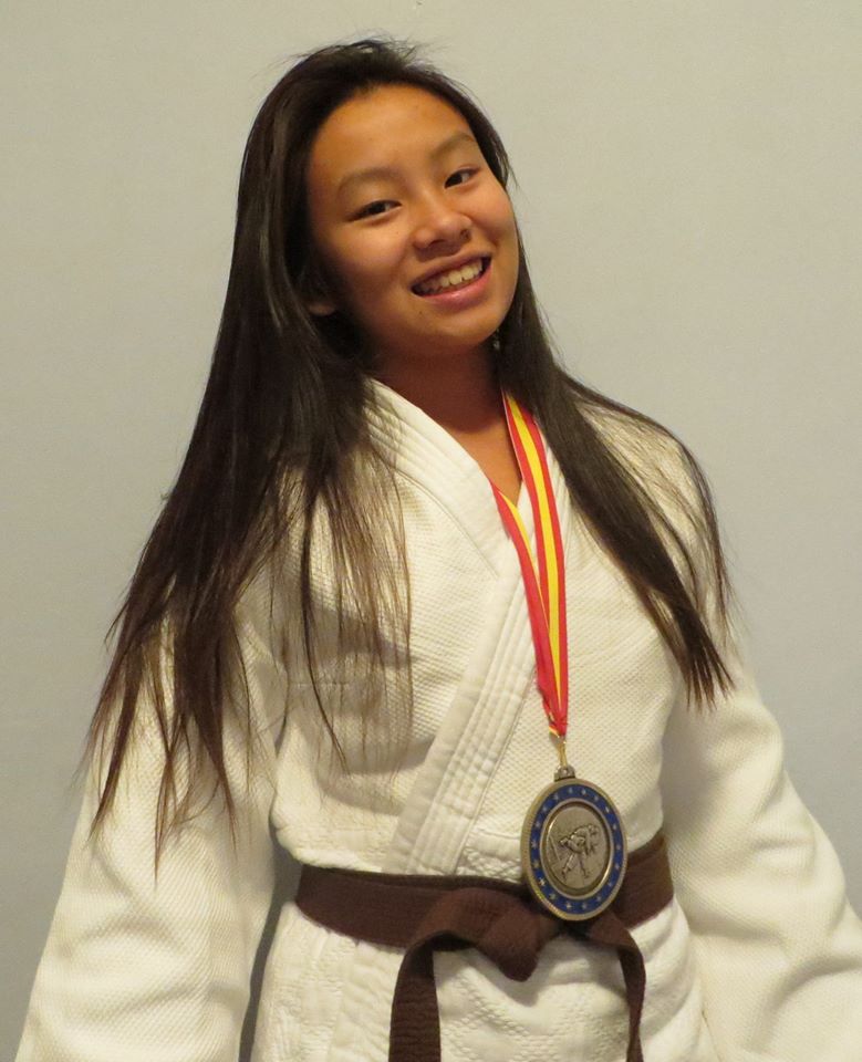 La judoca morala Irene Rodríguez disputa en Madrid el Campeonato de España escolar