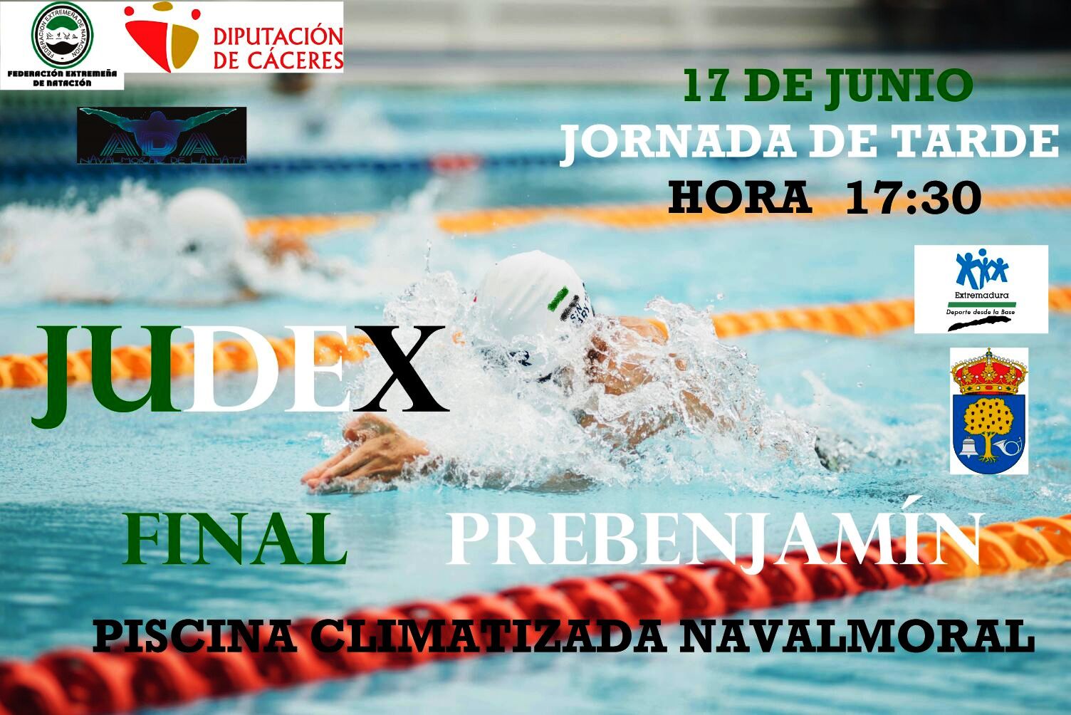 La piscina climatizada acoge el sábado la final prebenjamín de los Judex