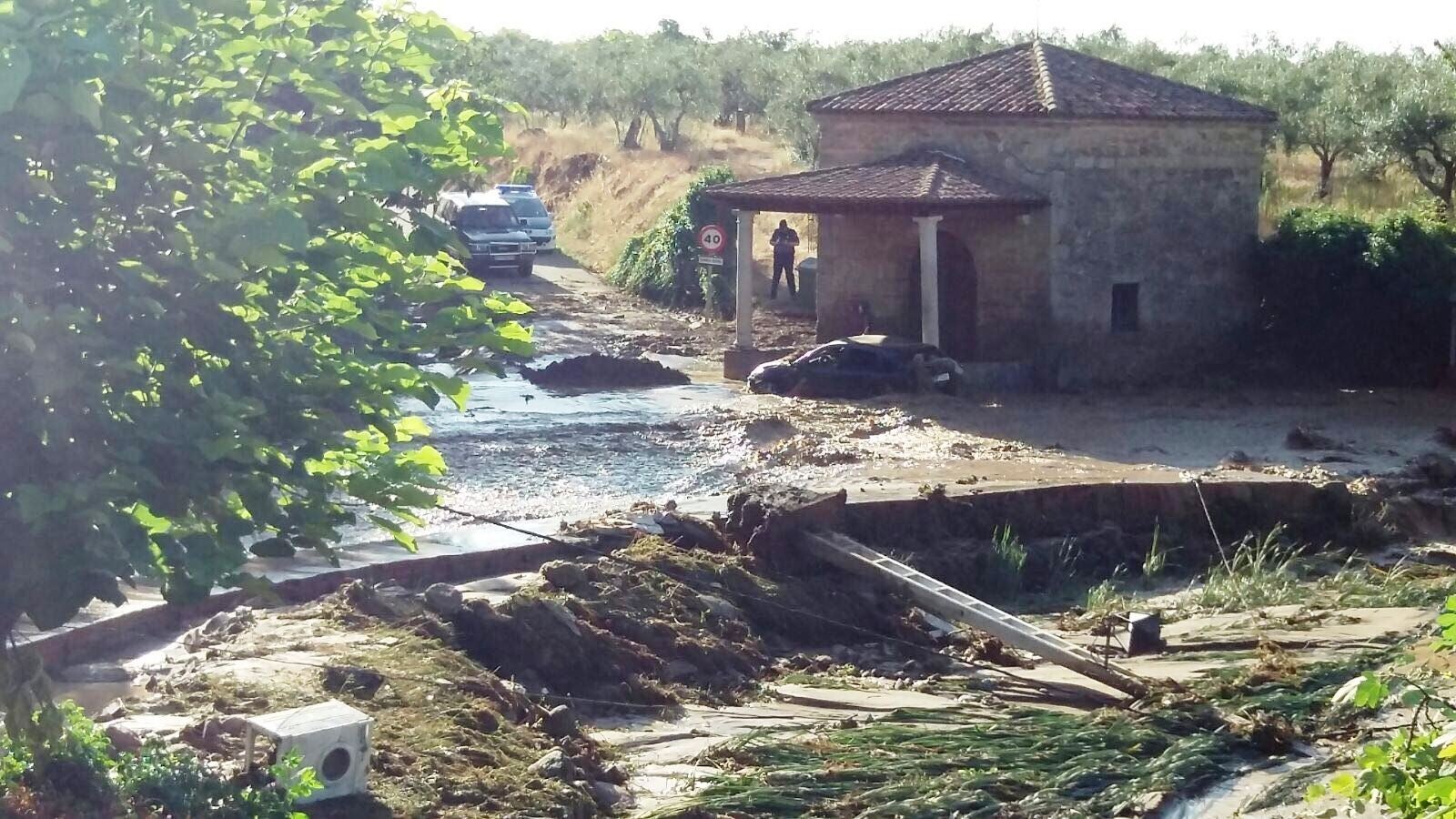 Una de las muchas imágenes que dejó la inundación 