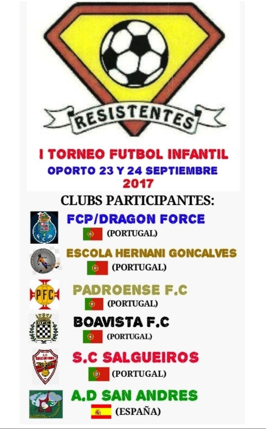 La A. D. San Andrés viaja a Oporto para disputar un torneo infantil contra el cáncer
