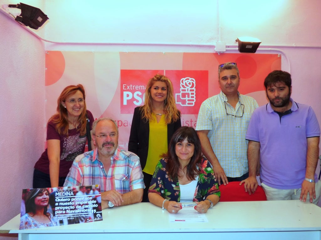 Miembros de la Agrupación Socialista Morala 