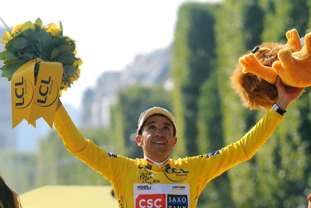 Carlos Sastre ganó el Tour en el año 2008 