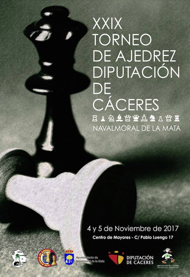 Navalmoral acogerá el XXIX Torneo de Ajedrez de la Diputación Provincial