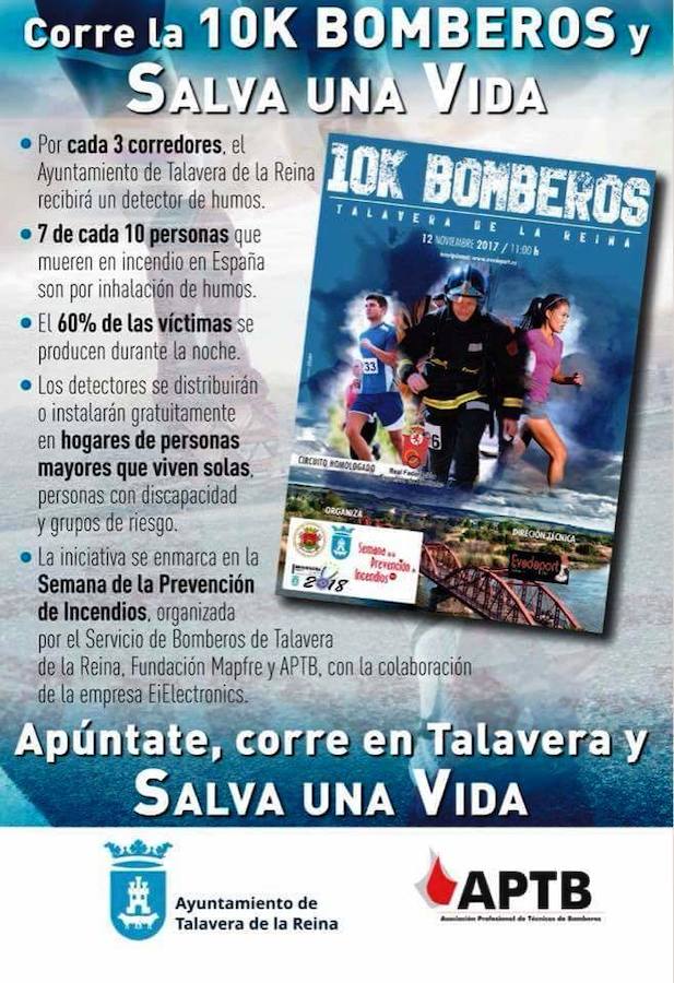 Agustín Miguel Salguero gana la X Carrera Solidaria de Bomberos de Talavera de la Reina