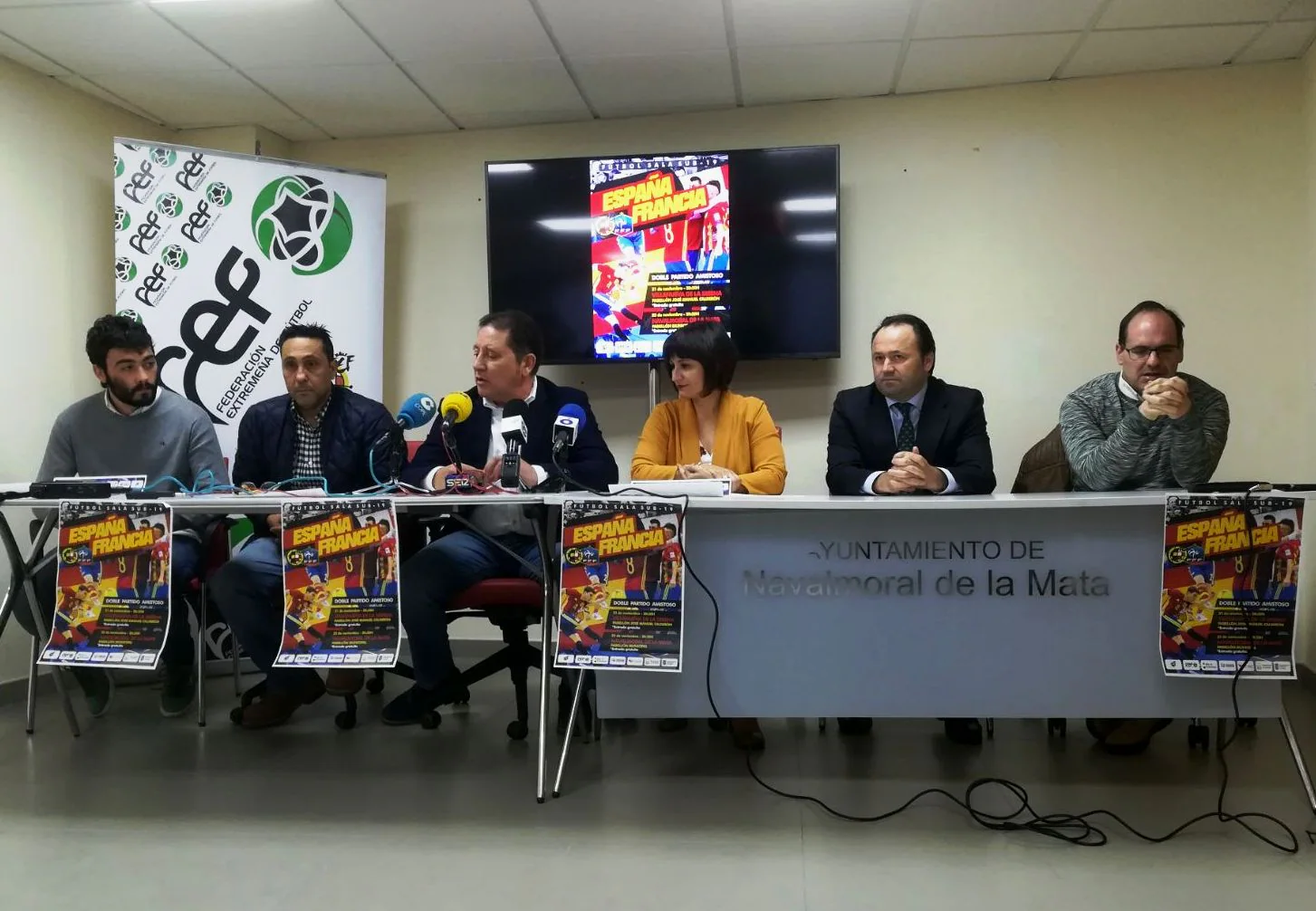 La selección española sub-19 de fútbol-sala jugará un partido amistoso en Navalmoral ante Francia