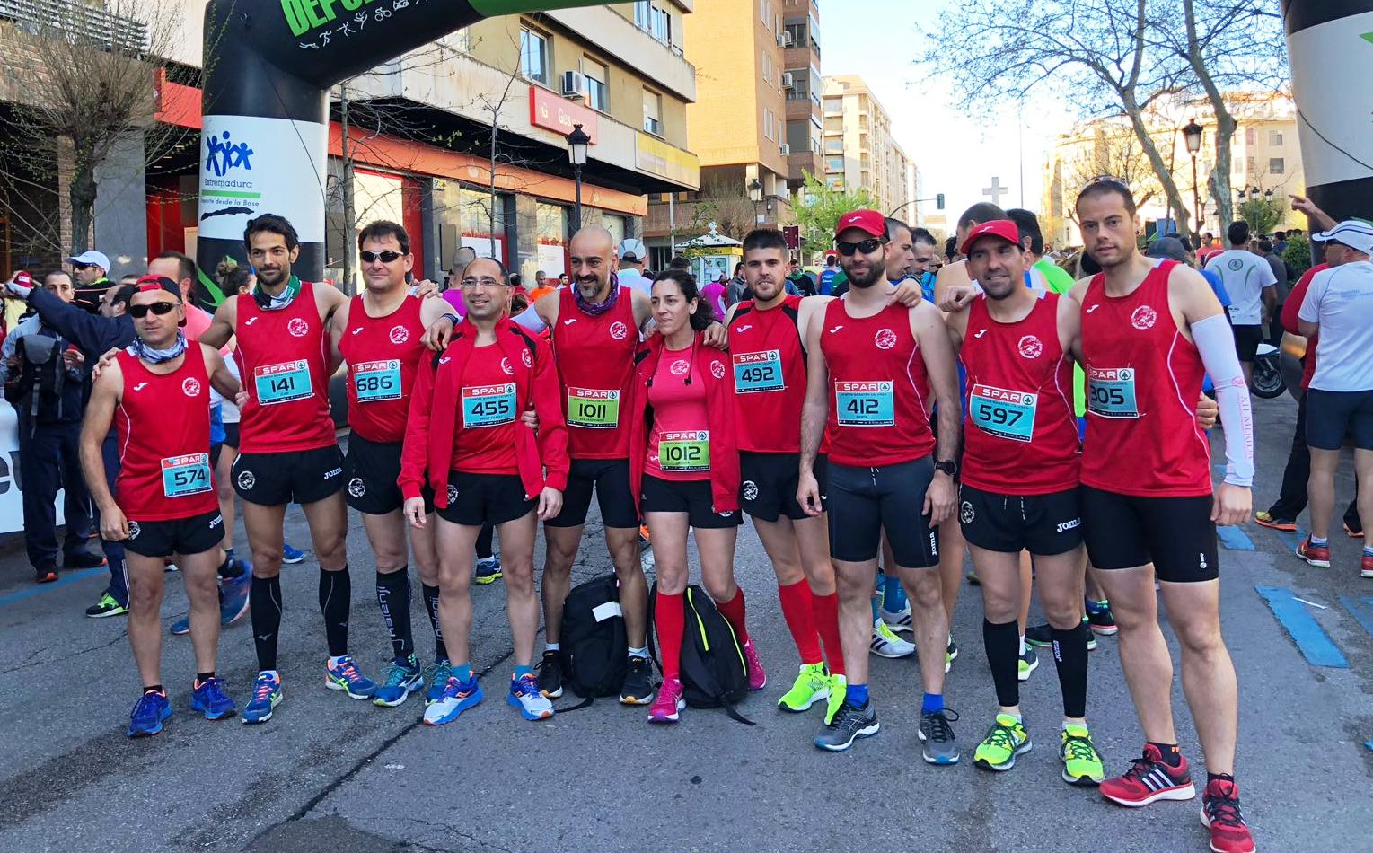 Faustino García Chaves completa en Cáceres su media maratón número 80