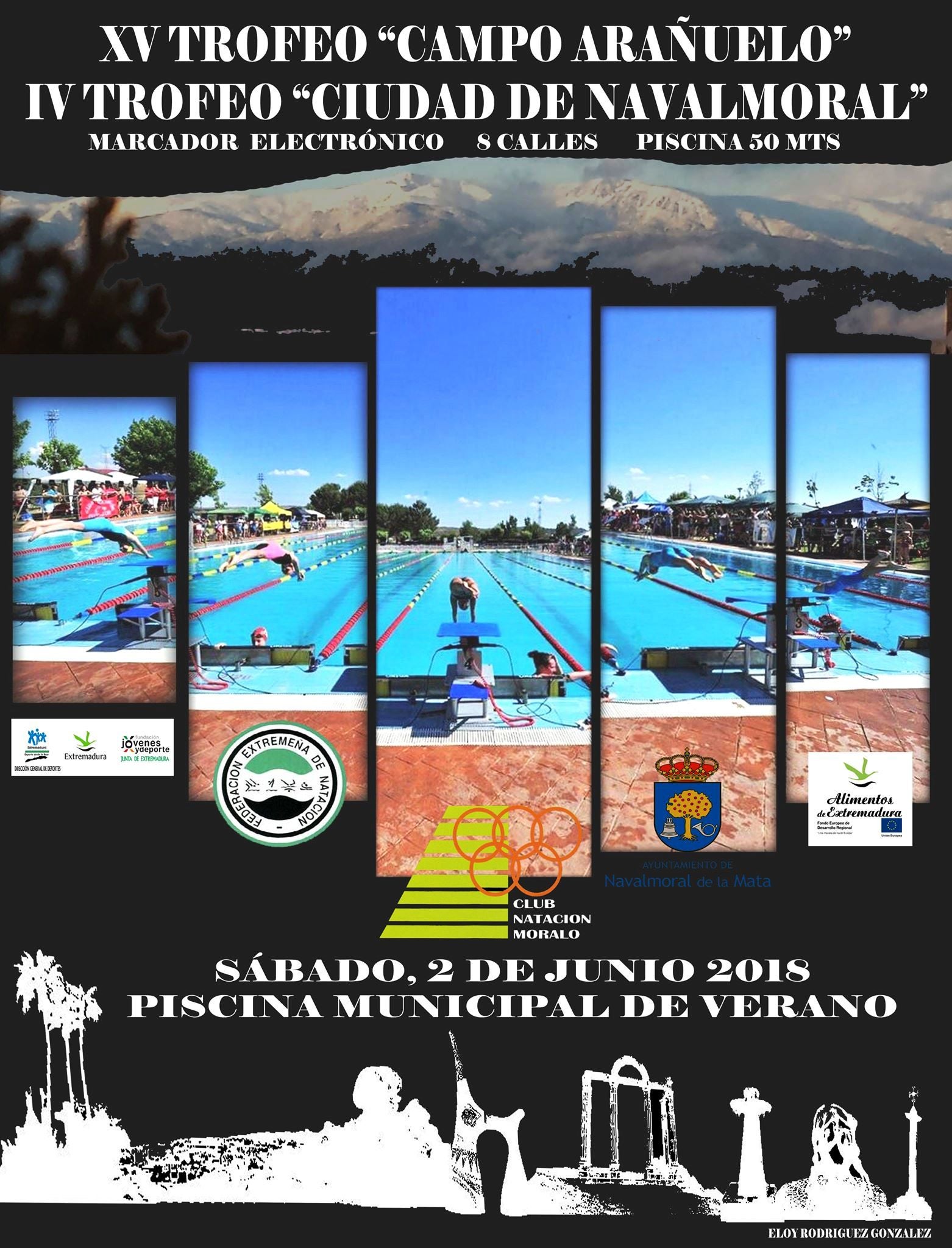 El Trofeo 'Campo Arañuelo' abrirá la temporada estival de natación en piscina de 50 metros
