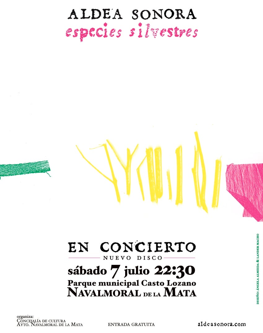 Aldea Sonora protagonizará el concierto del sábado en el parque municipal