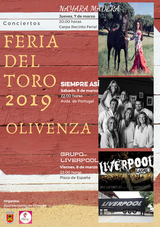 Varios conciertos están programados en la Feria. 