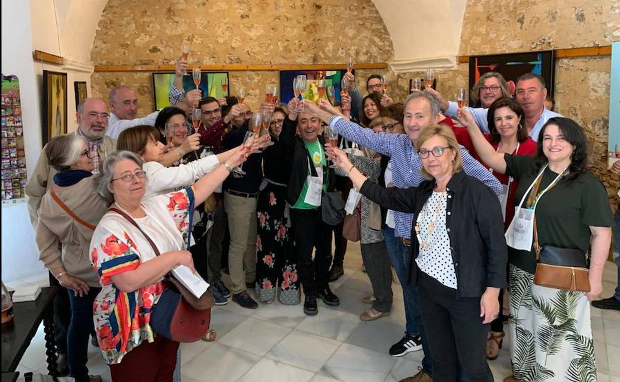Participantes en la cata. 