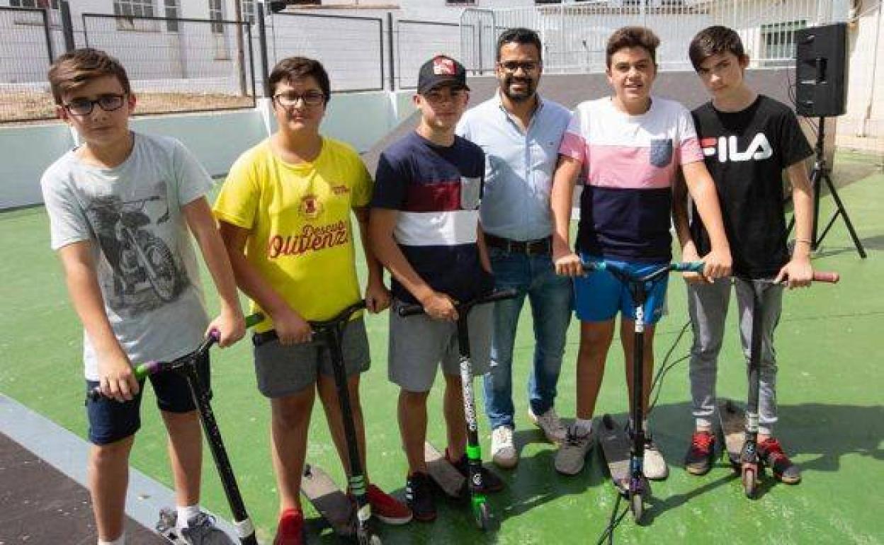 El Ayuntamiento de Olivenza abre la nueva pista de Skate Park
