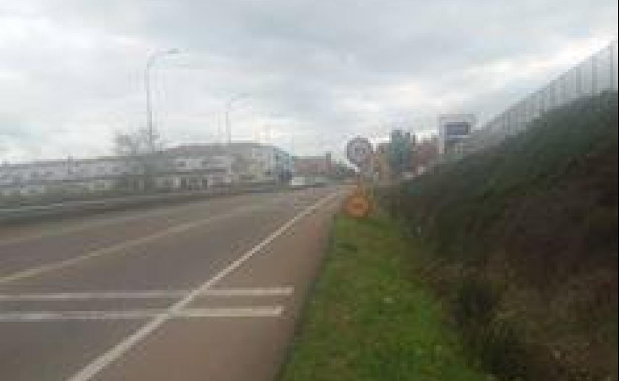 Obras de mejora y acondicionamiento de la travesía de la carretera EX-107 en Olivenza